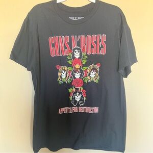Guns N’ Roses Appetite for Destruction Band Tee Shirt Black Size L